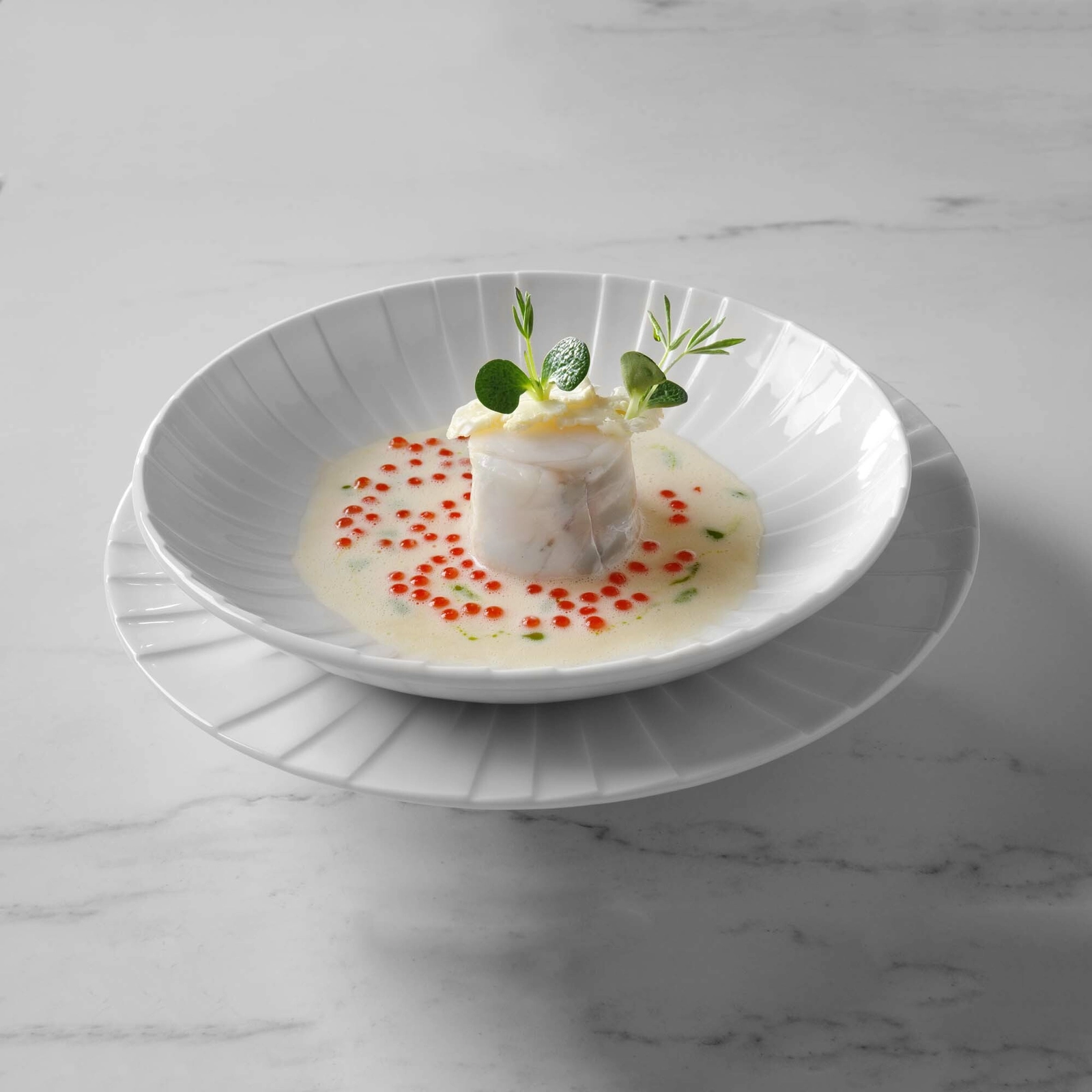 Talerz płytki, Ø300 mm, kremowy | FINE DINE, Selene