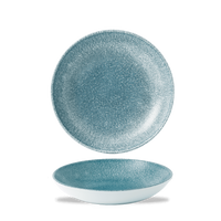 Miska coupe, 426 ml | CHURCHILL, Raku Topaz Blue