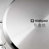 Garnek średni ze stali nierdzewnej z pokrywką, o średnicy 240 mm, 7.2 l | STALGAST, 012242