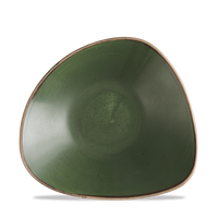 Miska trójkątna Ø240 mm, zielona | CHURCHILL, Stonecast Sorrel Green