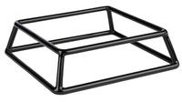 Podstawa bufetowa 180×180×50 mm, czarna, metalowa | APS, Multi