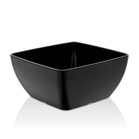 Miska kwadratowa z melaminy do ekspozytora 171578, czarna, 125×125×65 mm | FINE DINE, Melamina
