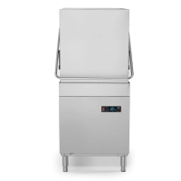 Zmywarka kapturowa 500x500 mm, sterowana elektronicznie, 400 V, 8,25 kW, 650x825x1525 mm | SAMMIC, UX-100B