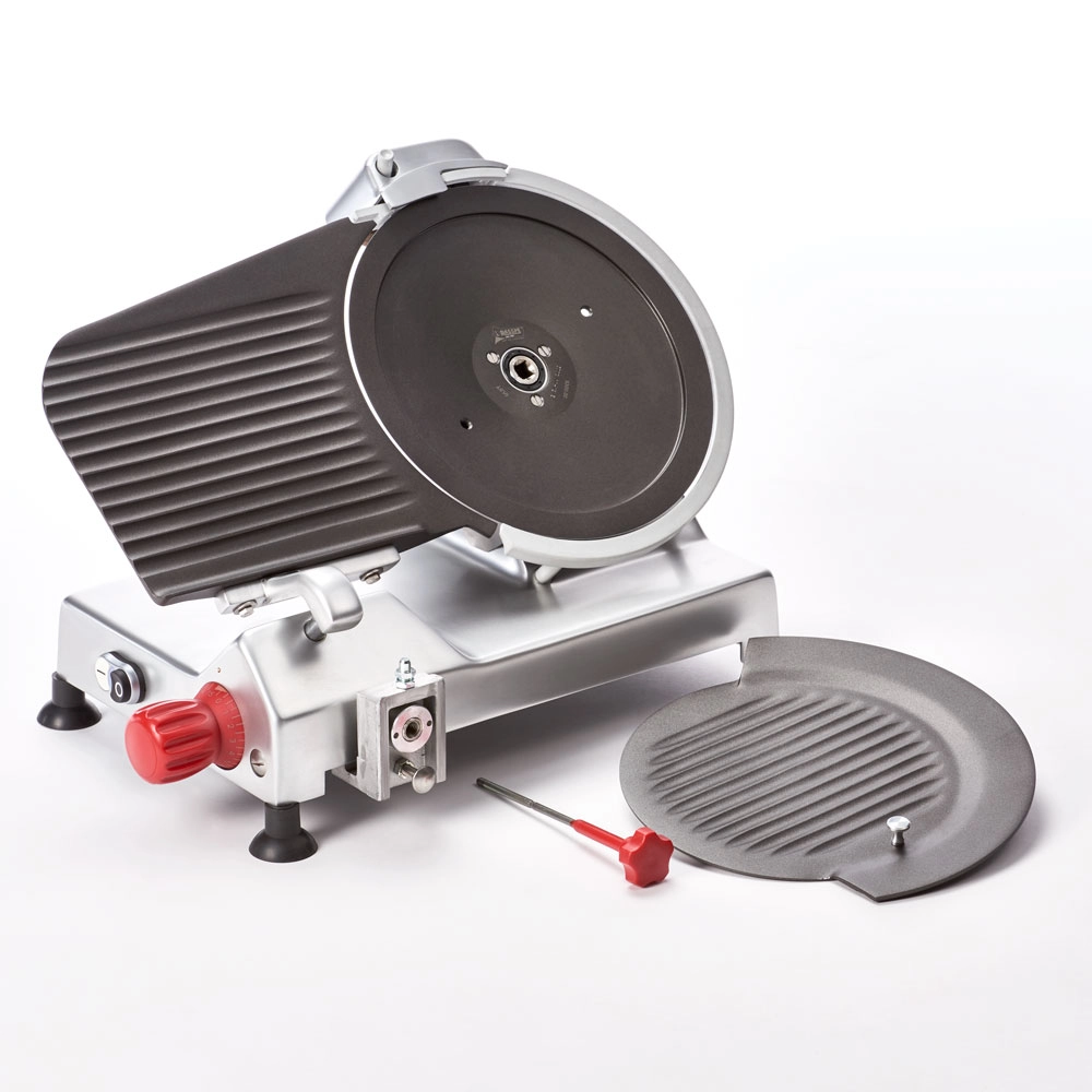 Krajalnica do wędlin i serów z powłoką nieprzywierającą, nóż Ø300 mm, 0.18 kW, 560x680x520 mm | SIRMAN, 722141