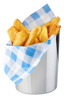 Pojemnik na przekąski, okrągły, Ø95 mm, ze stali nierdzewnej | APS, Snack Holder