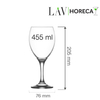 Kieliszek do wina, 455 ml | LAV, Aspen