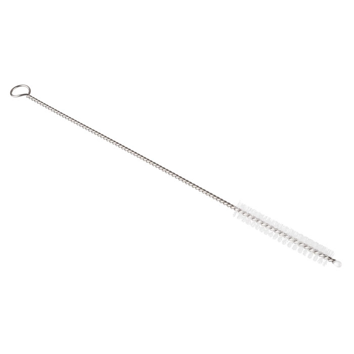 Szczoteczka do czyszczenia słomek 8x200 mm, inox | APS, 93386