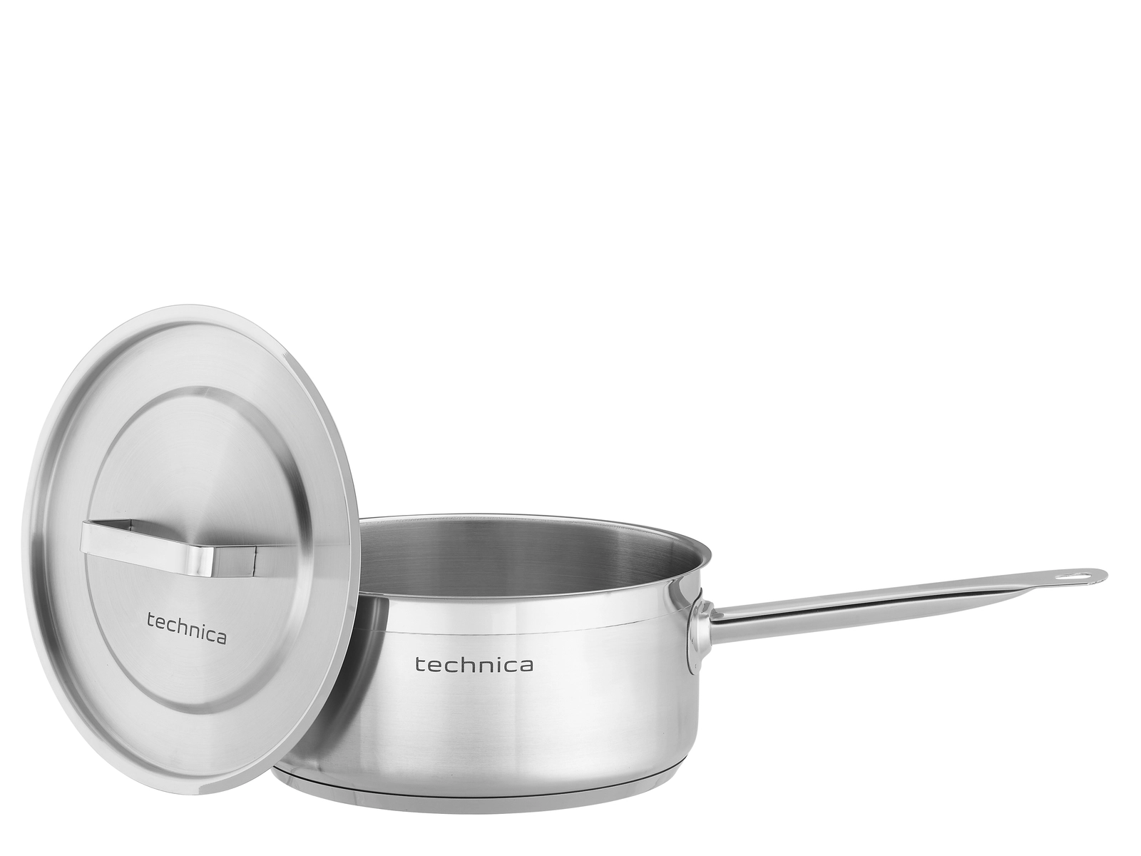 Rondel 5 l o średnicy 240 mm ze stali nierdzewnej z pokrywką | TECHNICA, Platinum Line