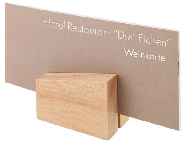Stojak na kartę menu 85x60x85 mm, zestaw 2 szt. | APS, 00023