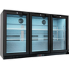 Barowa witryna chłodnicza 3-drzwiowa, 308 l, 1350x530x835 mm | STALGAST, 882323