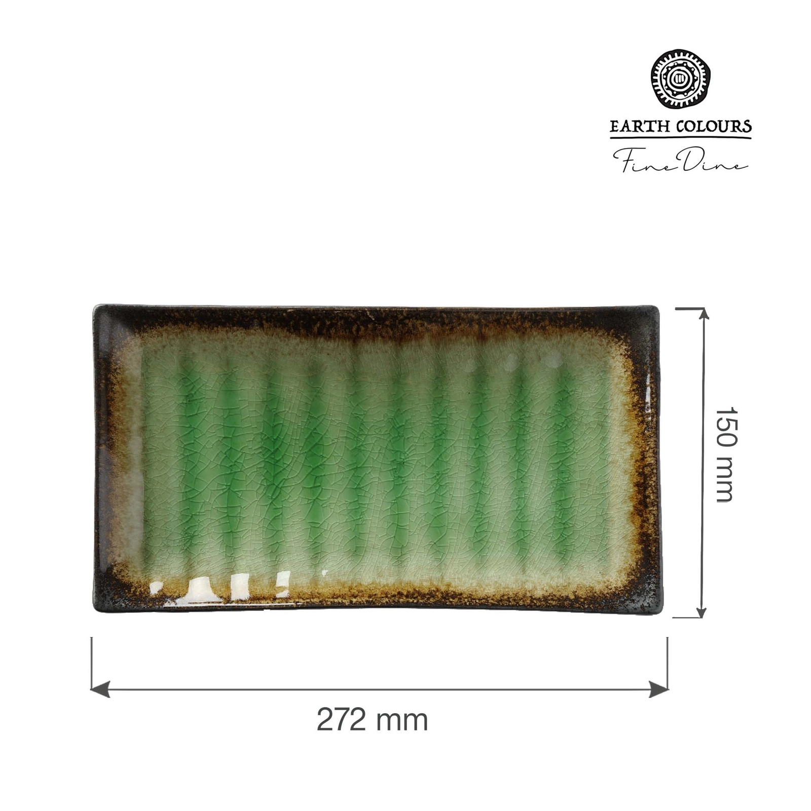 Półmisek, 272×150 mm, zielony | FINE DINE, Beryl
