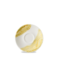 Spodek do espresso, Ø120 mm | CHURCHILL, Tide Gold