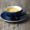 Spodek do espresso, Ø118 mm | CHURCHILL, Stonecast Plume Ultramarine