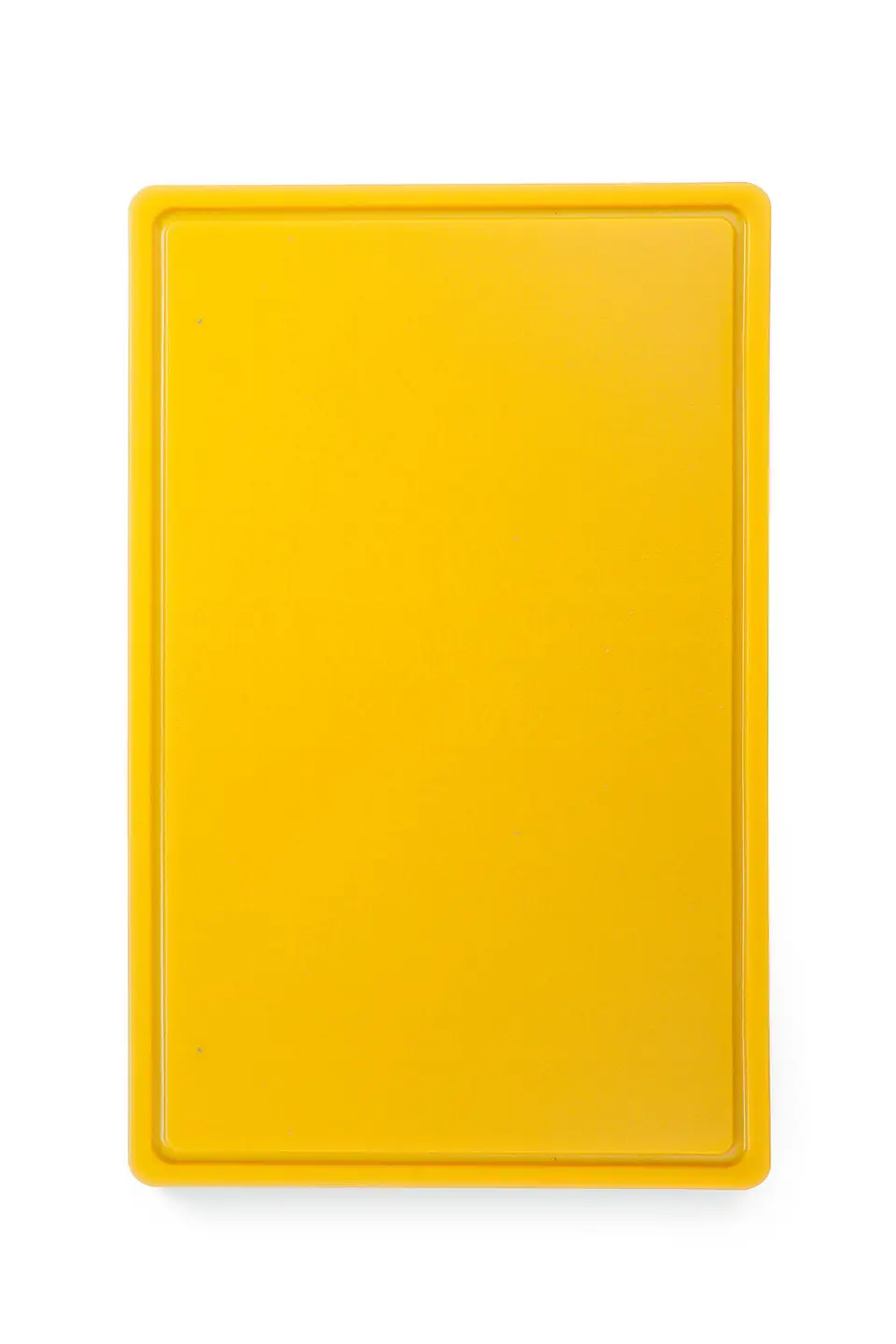Deska do krojenia HACCP GN 1/1, 530x325x15 mm, żółta | HENDI, 826058
