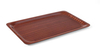 Taca prostokątna do serwowania laminowana GN 1/1 325x530 mm antypoślizgowa, mahoniowa | HENDI, 507216