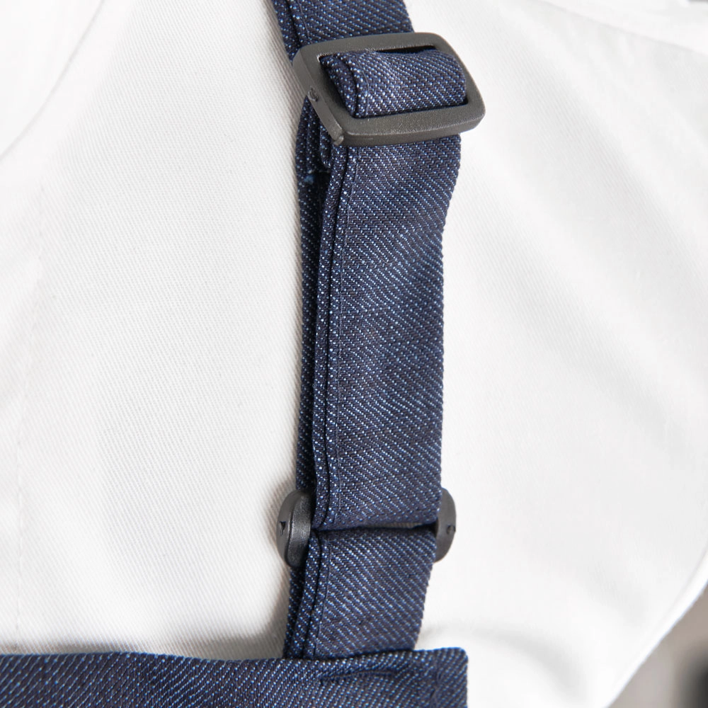 Fartuch kucharski, granatowy melanż, 920 mm | STALGAST, 634042