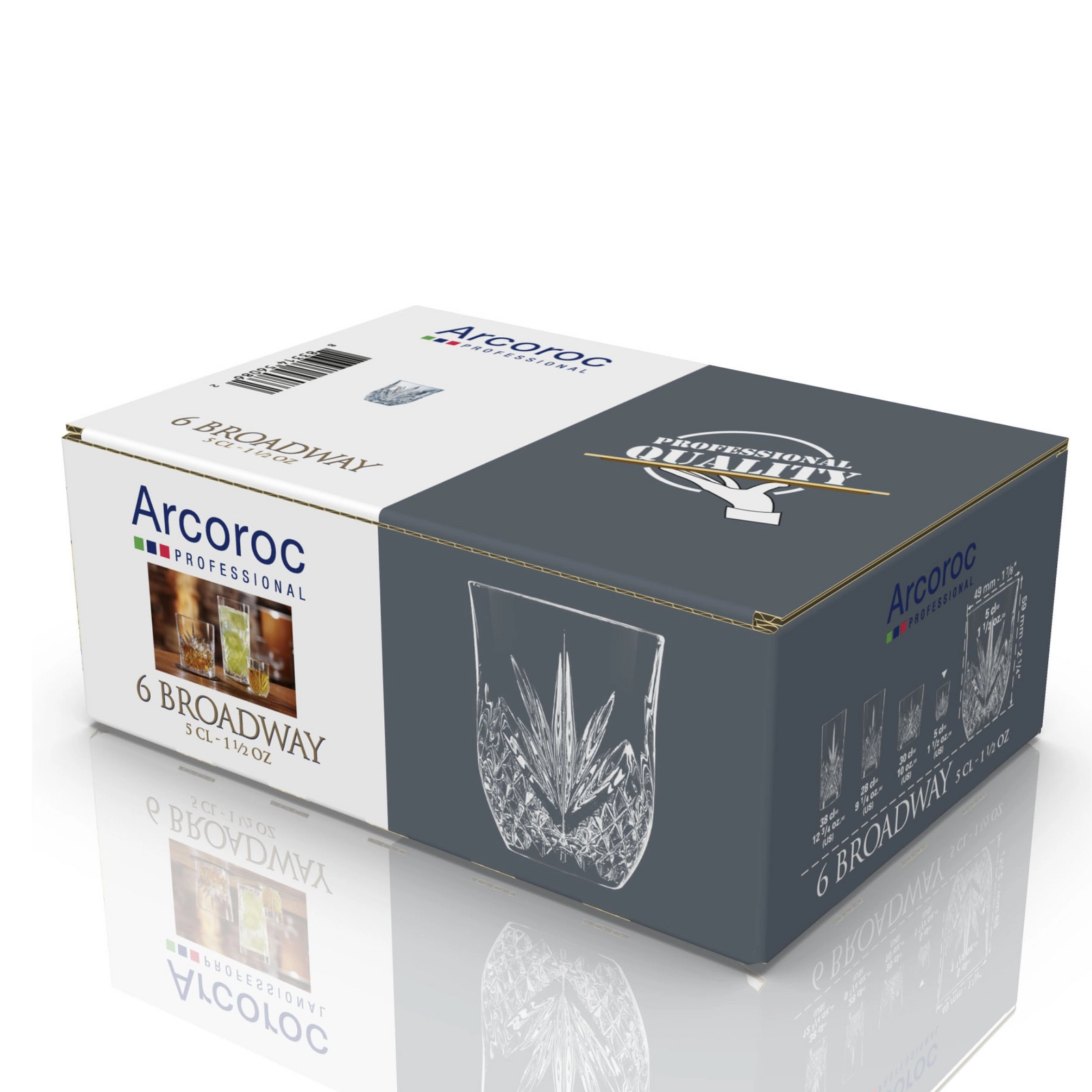 Kieliszek do wódki i likieru, 50 ml, ⌀49×60 mm | ARCOROC, Broadway