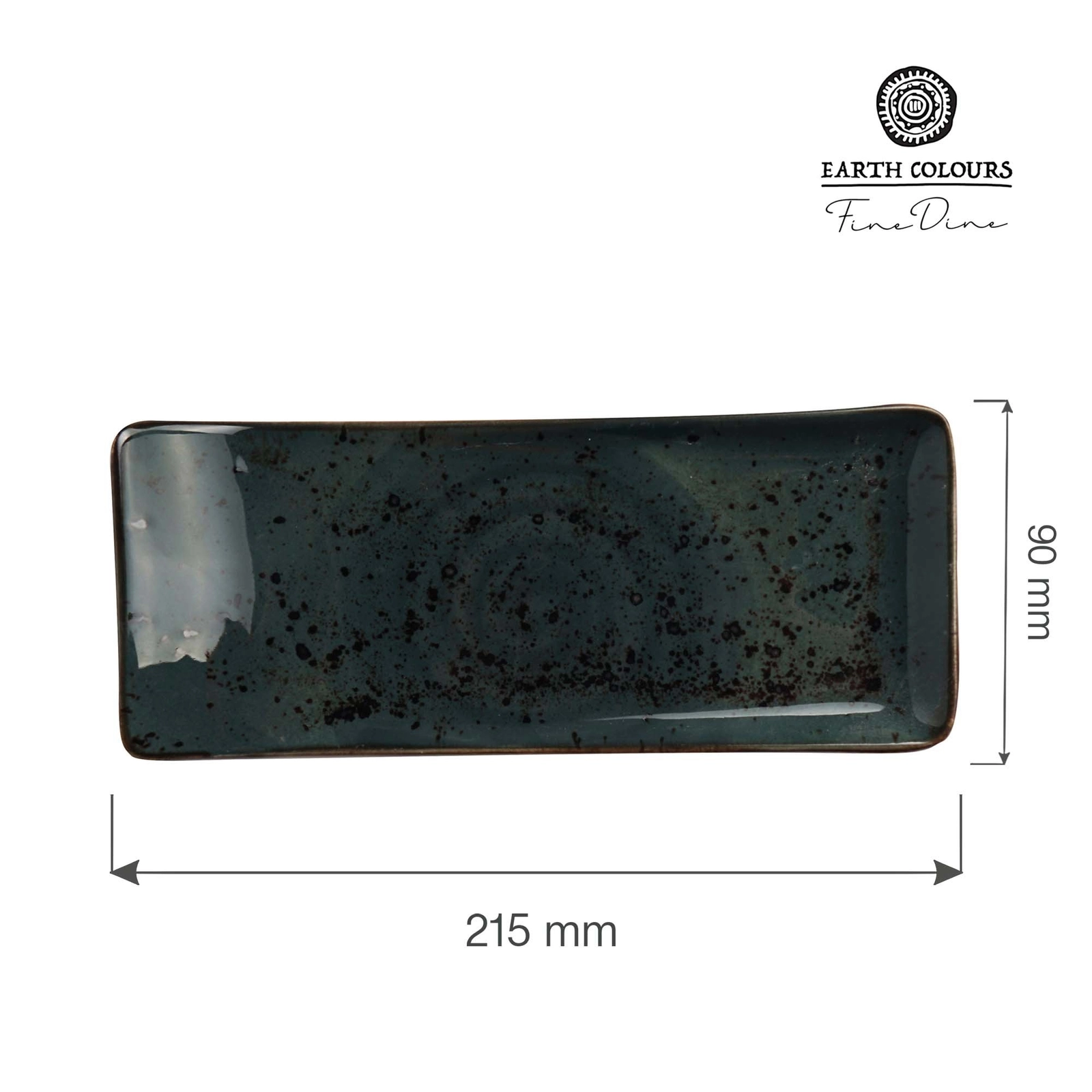 Talerz serwingowy, 215x90 mm, szary | FINE DINE, Arando