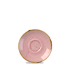 Spodek do filiżanki do espresso Ø120 mm, różowy | CHURCHILL, Stonecast Petal Pink