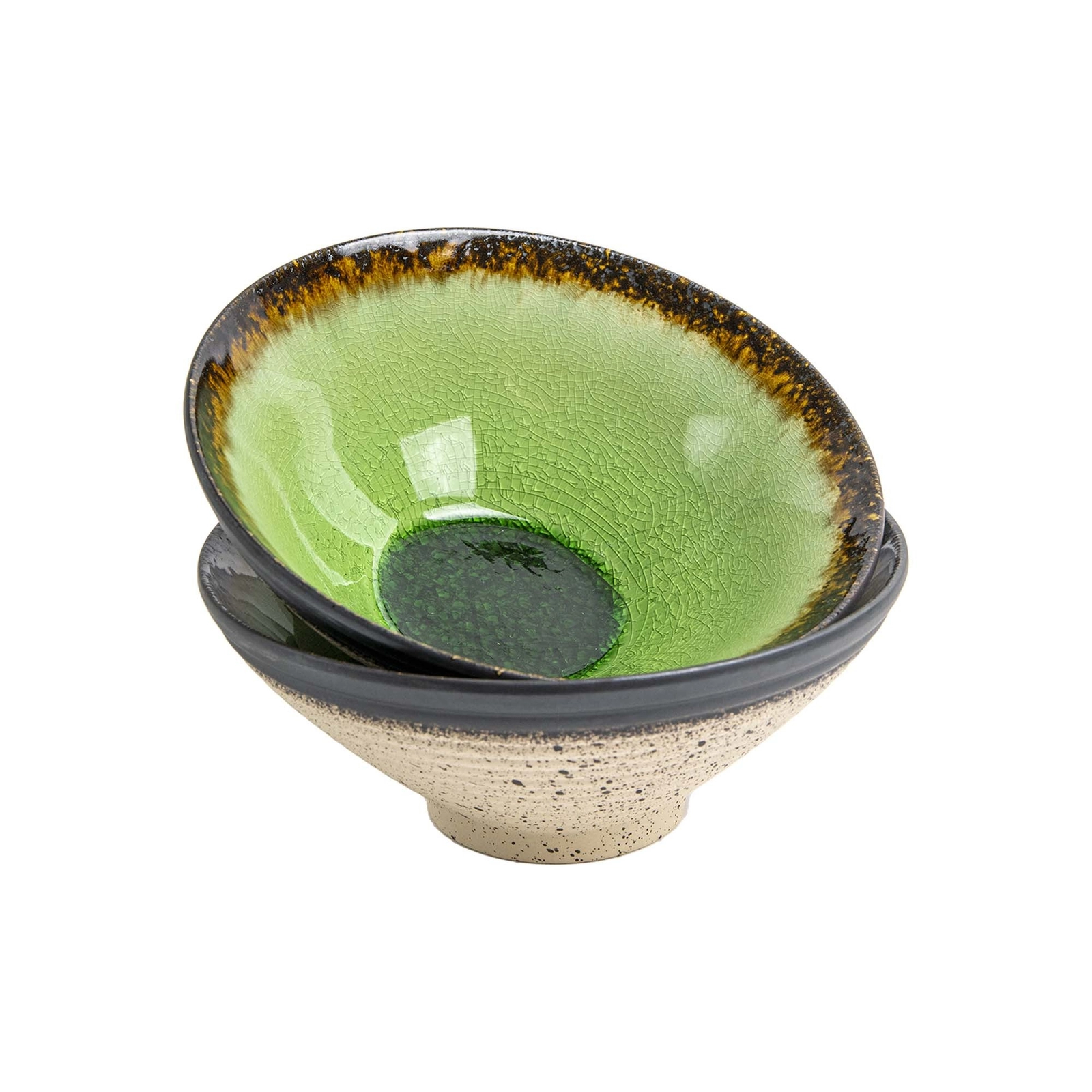 Miska stożkowa, Ø225 mm, 1500 ml, zielona | FINE DINE, Beryl