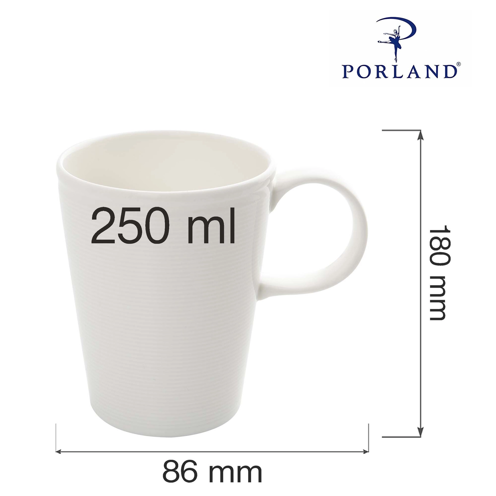 Kubek, 250 ml | PORLAND, Line