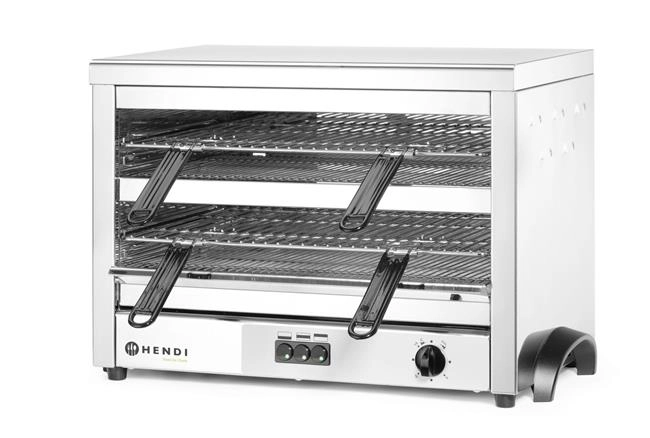 Opiekacz kwarcowy GN 1/1, 400 V, 4,5 kW, 682x528x455 mm | HENDI, Maxi