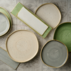 Talerz podłużny, 323×110 mm | CHURCHILL, Stonecast Sage Green