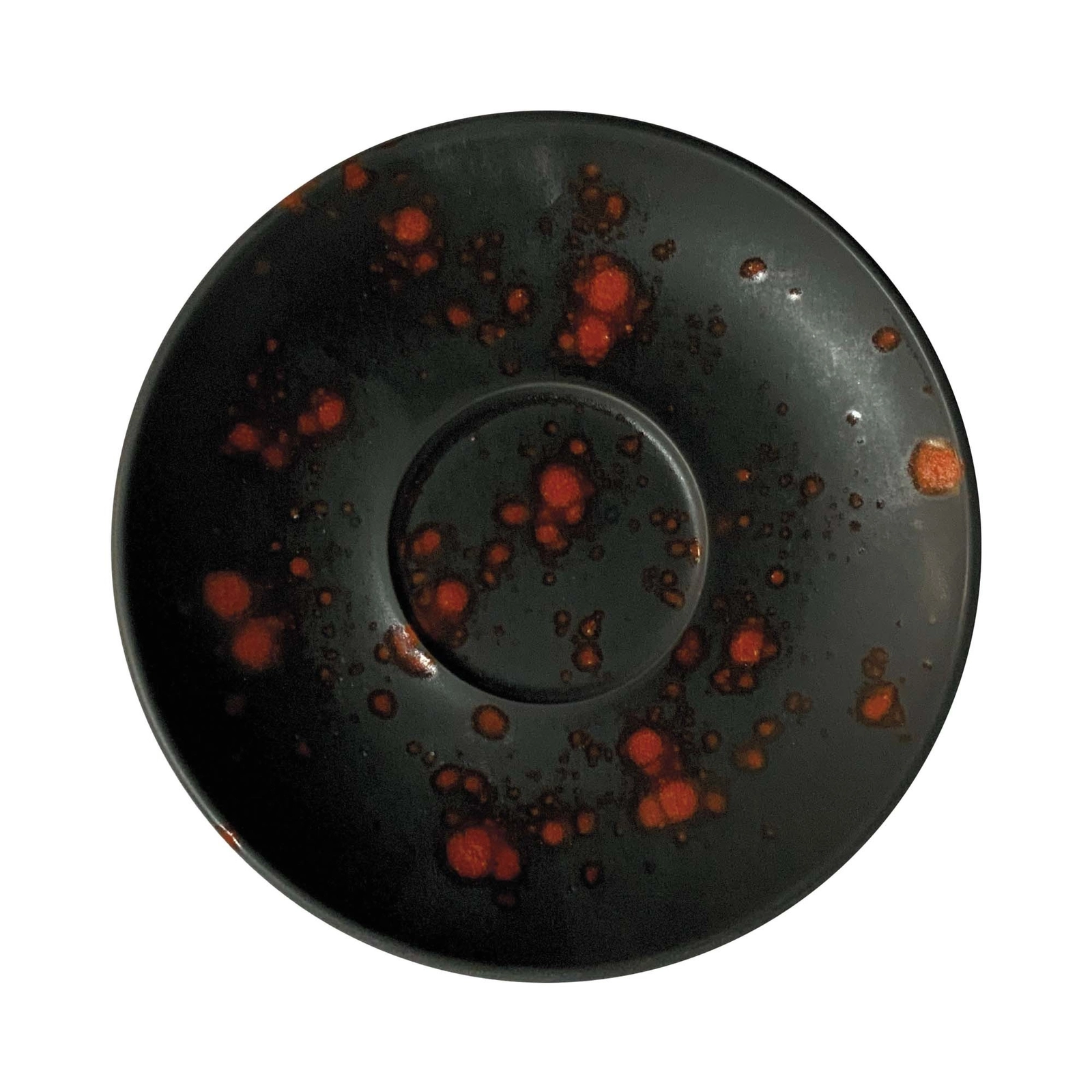 Spodek do cappuccino, Ø160 mm, czarny | FINE DINE, Bloom