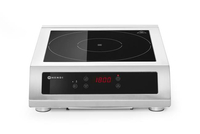Kuchenka indukcyjna 3500 D XL, 3,5 kW, 230 V, 390×560×120 mm | HENDI, Profi Line