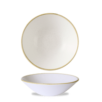 Misa głęboka coupe, Ø220 mm, 1100 ml | CHURCHILL, Stonecast Barley White