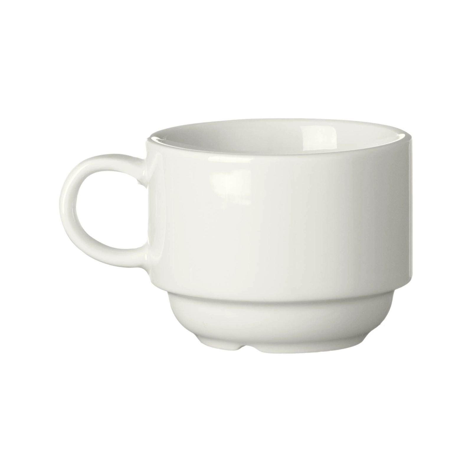 Filiżanka sztaplowana cappuccino, 250 ml, kremowa | FINE DINE, Pure