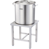 Garnek wysoki ze stali nierdzewnej z pokrywką, o średnicy 450 mm, 71.6 l | GREDIL, 011455