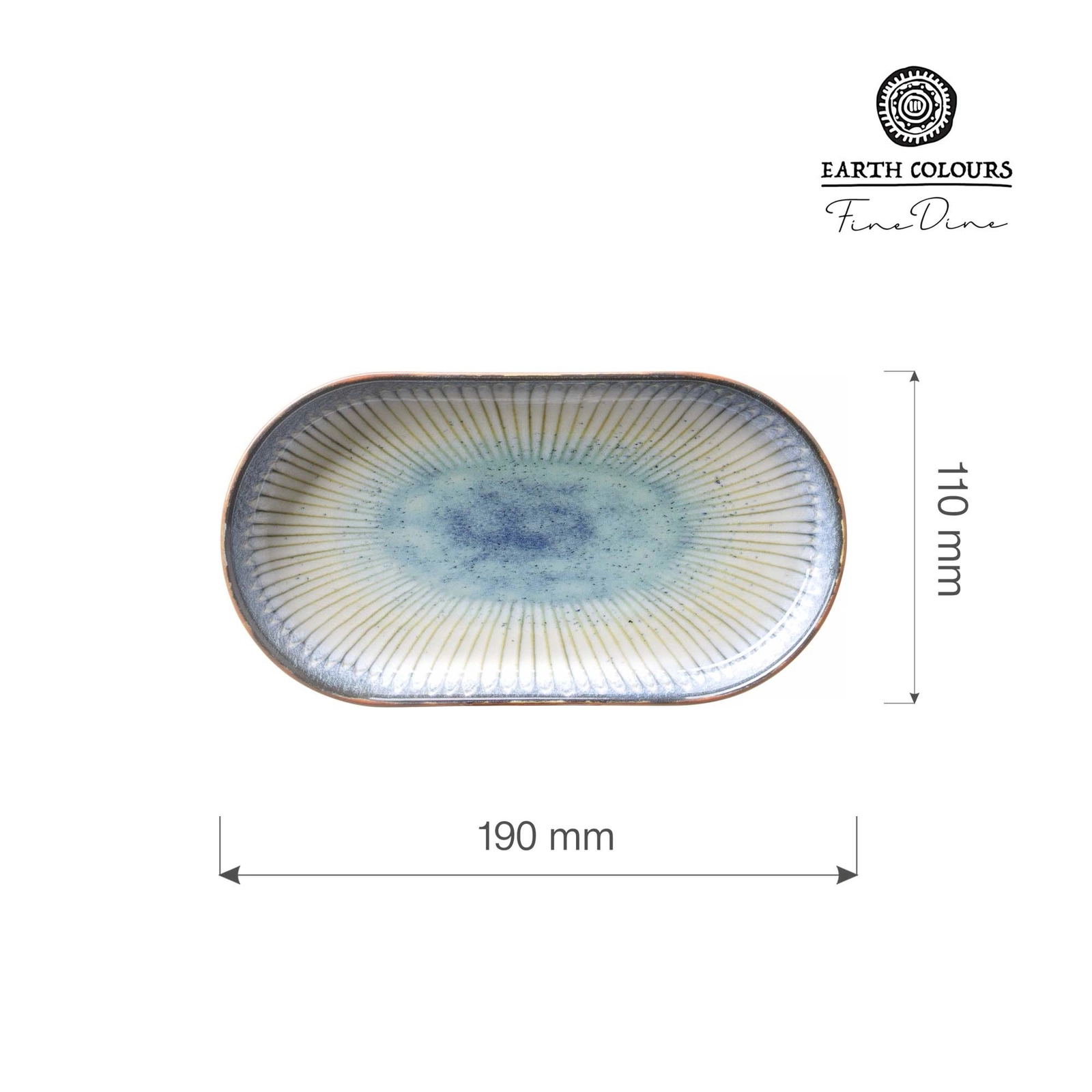 Talerz owalny, 200x110 mm | FINE DINE, Galaxy