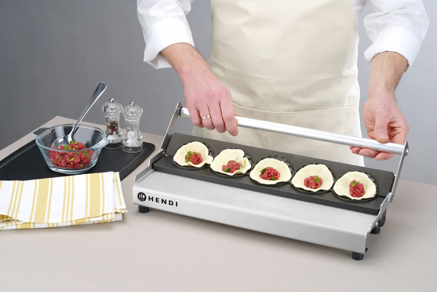 Pierogarka, 470x140x95 mm, 5 pierogów | HENDI, 230107