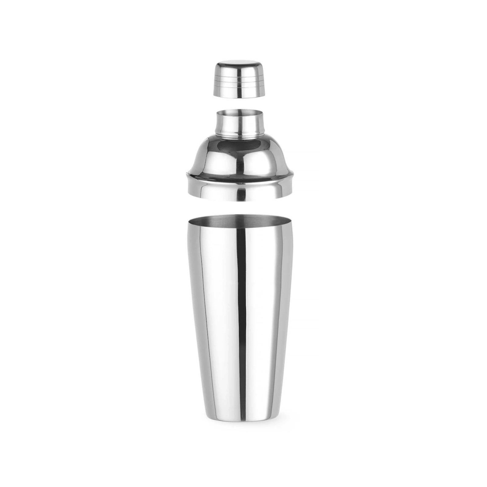 Shaker 3-częściowy Cobbler, 750 ml, Ø80×240 mm | BAR UP, 593004