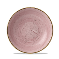 Miska coupe, Ø248 mm | CHURCHILL, Stonecast Petal Pink