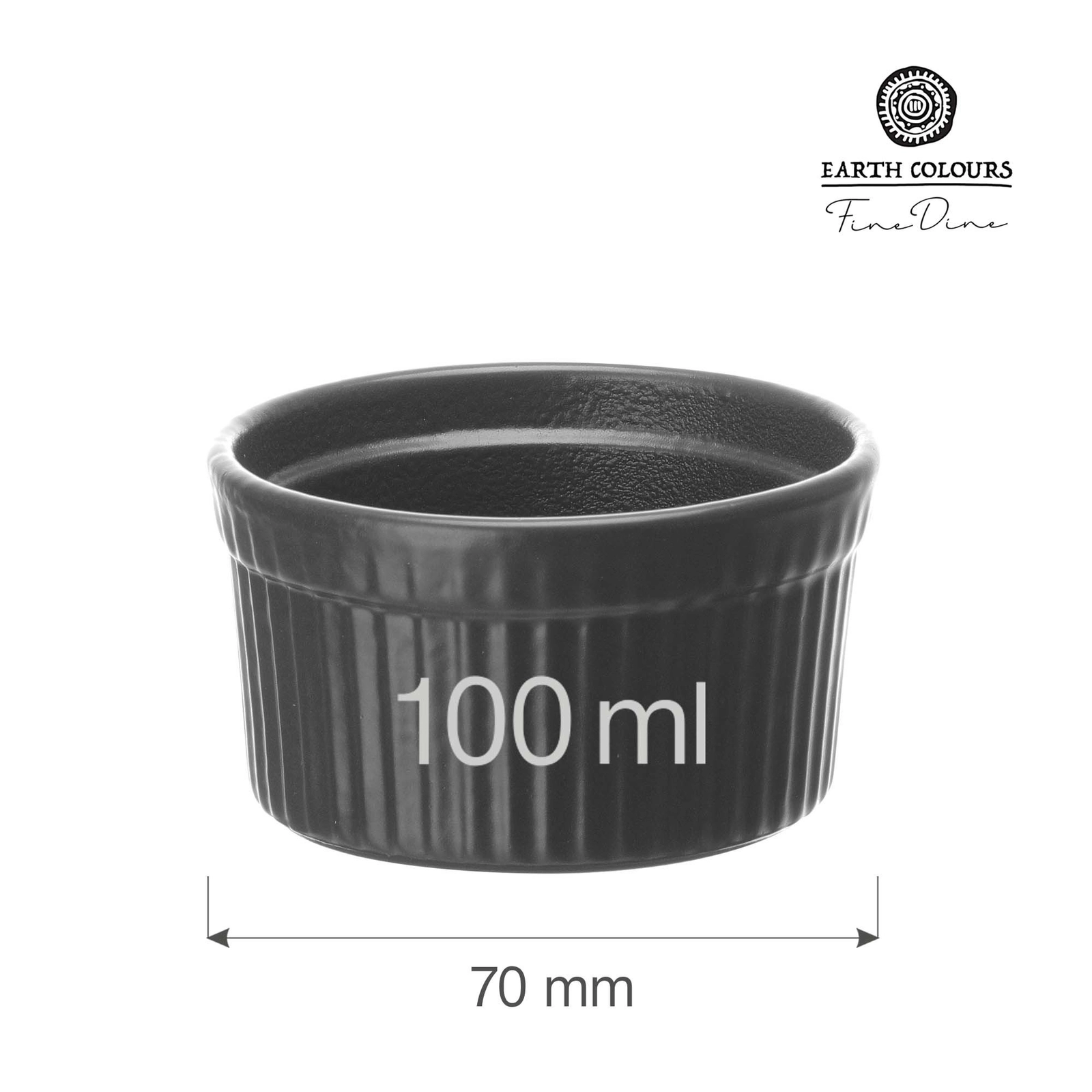 Ramekin, Ø70 mm, 100 ml, biały | FINE DINE, Crust