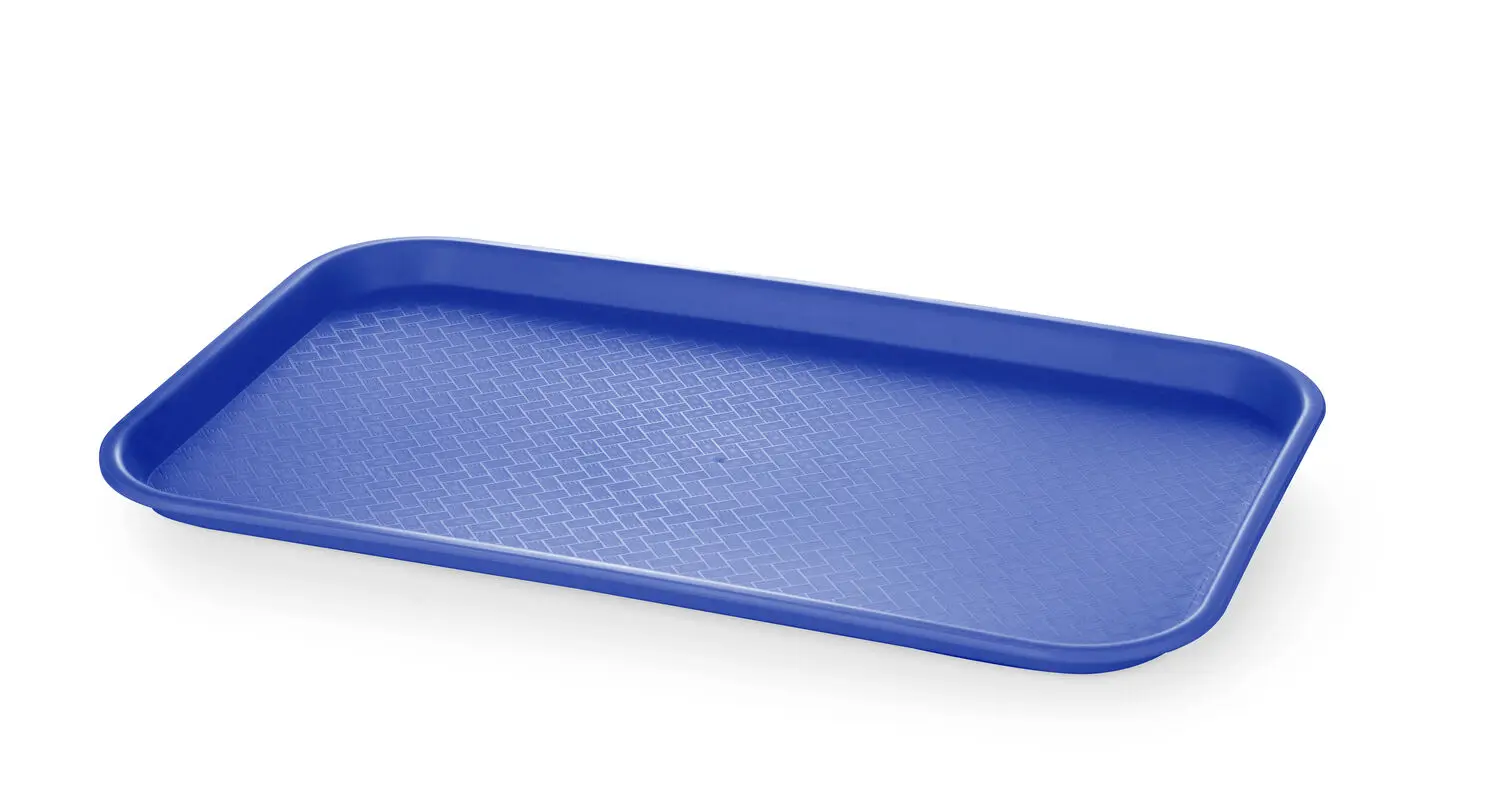 Taca Fast Food GN 1/1 530x325 mm z polipropylenu, niebieska | AMERBOX, 878569
