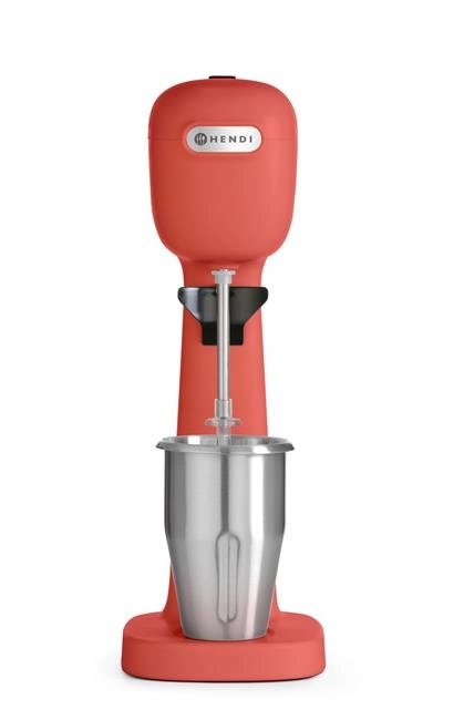 Shaker do koktajli mlecznych, czerwony, 0,95 l, 0,4 kW, 170x196x490mm | HENDI, 221648