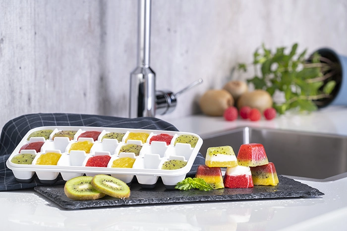 Forma do kostek lodu 250×150×40 mm, 2 szt. z polipropylenu | APS, 36103