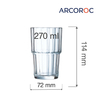 Szklanka wysoka, 270 ml | ARCOROC, Norvege