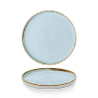 Talerz z wysokim rantem Duck Egg, Ø210 mm | CHURCHILL, Stonecast Duck Egg Blue