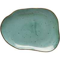 Spodek z porcelany, 175x127 mm, kolor morski | LUBIANA, Stone Age