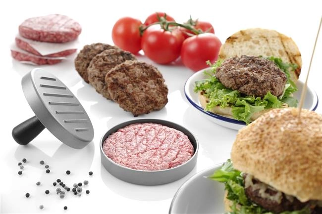 Prasa do hamburgerów ręczna, ⌀120x80 mm | HENDI, 513026