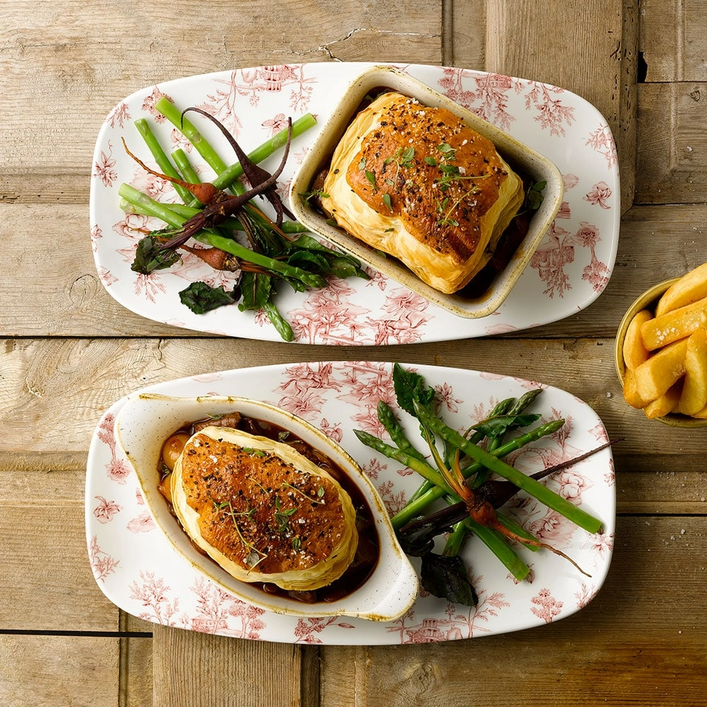 Naczynie do lasagne prostokątne, 160×120×50 mm, 600 ml | CHURCHILL, Stonecast Barley White