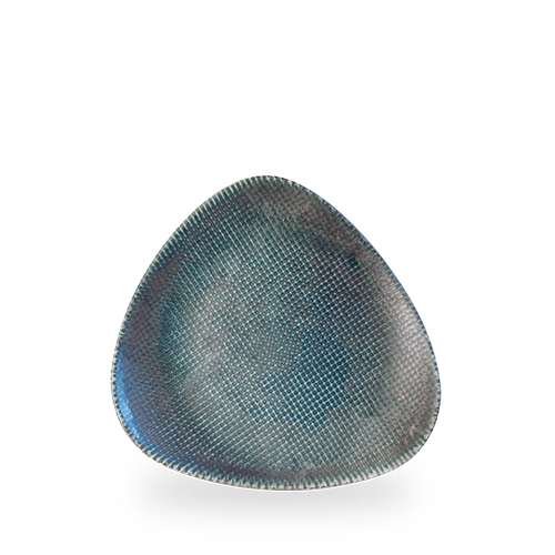 Talerz trójkątny Ø230 mm, niebieski | CHURCHILL, Astro Metallic Blue