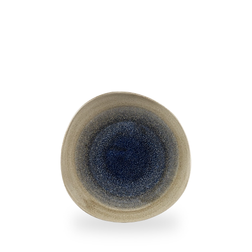 Talerz płytki o organicznym kształcie, Ø210 mm | CHURCHILL, Stonecast Aqueous Lagoon