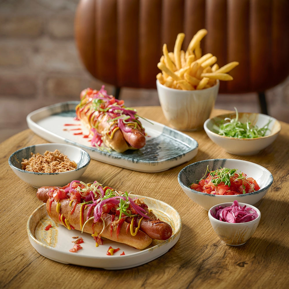 Miska płytka, Ø120 mm, 200 ml | CHURCHILL, Tide Black