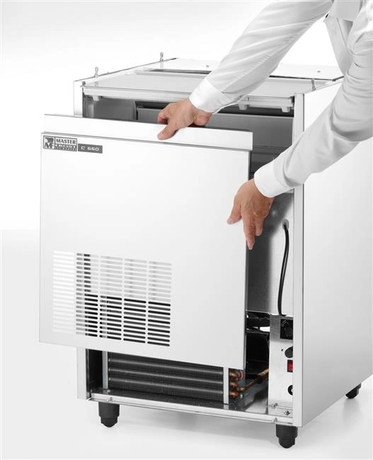 Kostkarka do lodu, 230 V, 0,72 kW, 600x580x820 mm | MASTER FROST, C-660