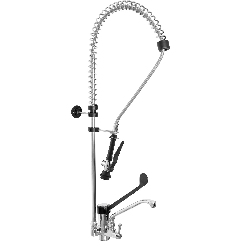 Napełniacz z wylewką łokciowy, 1-otworowy, ze spryskiwaczem | MONOLITH, 651525